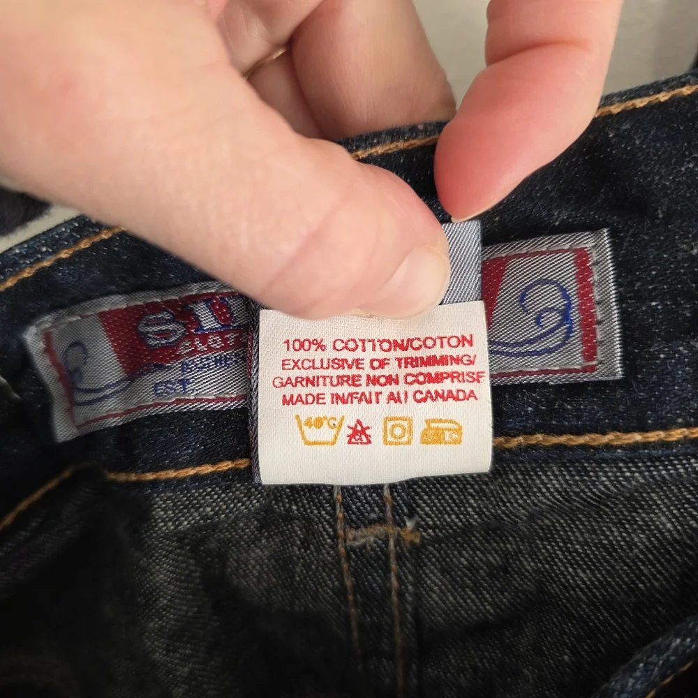 Silver Jeans Y2K Dark Indigo Denim Mini Skirt Jean Skirt - Picture 7 of 7